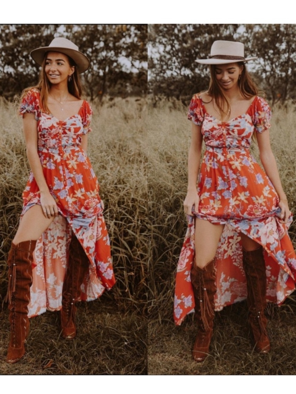 Spell & The Gypsy Collective x REVOLVE Lily Gown- floral - Limited Edition